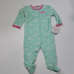 Just one you By Carter's Zebra Footies 6 months